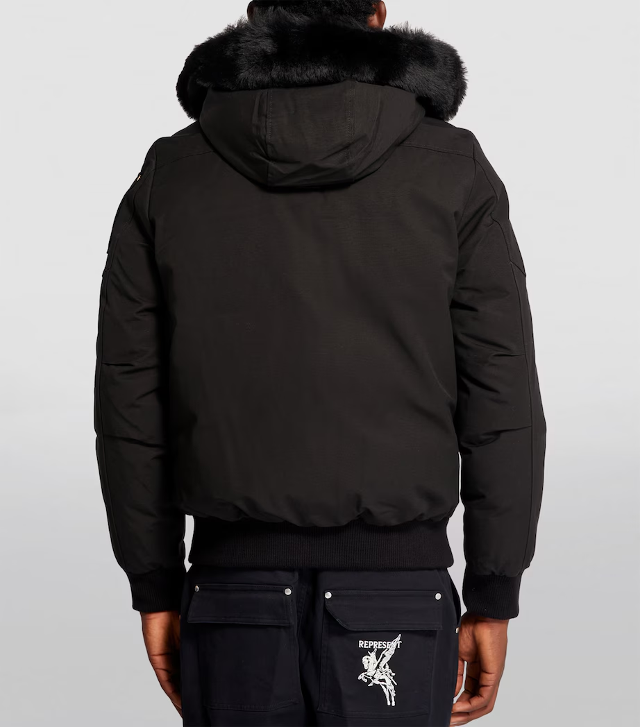 Moose Knuckles Gold Series Little Rapids Bomber Jacket