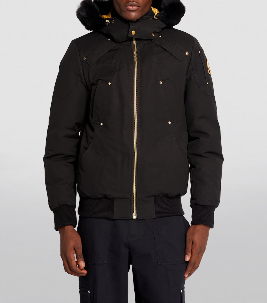 Moose Knuckles Gold Series Little Rapids Bomber Jacket