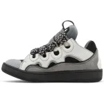 Lanvin Curb Sneakers 'White Anthracite'