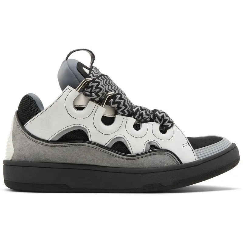 Lanvin Curb Sneakers 'White Anthracite'