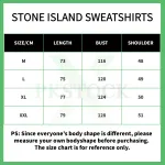 Stone Island Sweatshirt Black White pk04