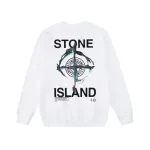 Stone Island Sweatshirt Black White pk02