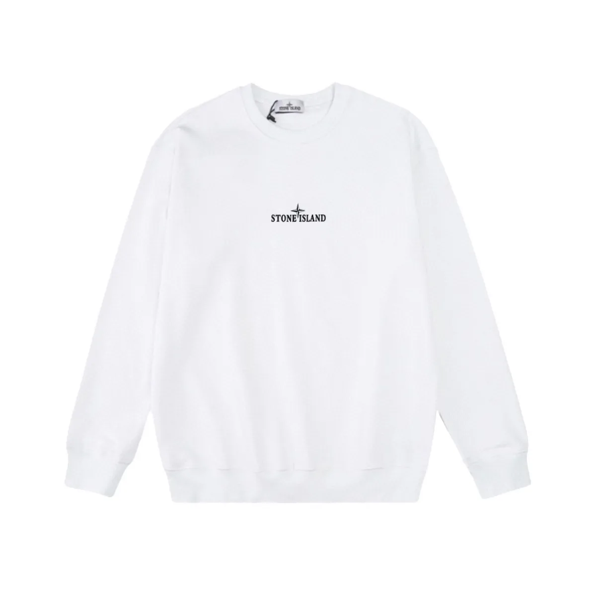Stone Island Sweatshirt Black White pk02