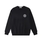 Stone Island Sweatshirt Black White pk03