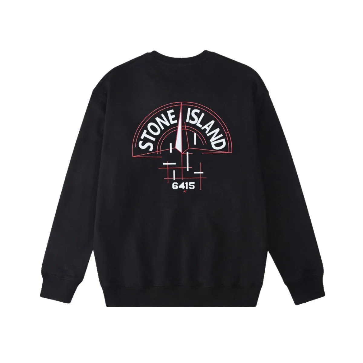 Stone Island Sweatshirt Black White pk03