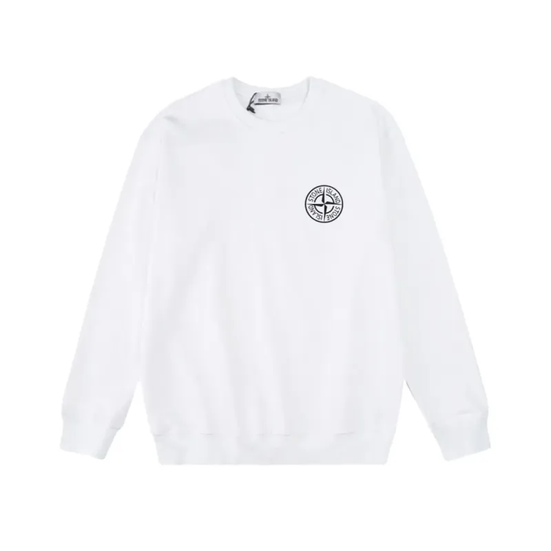 Stone Island Sweatshirt Black White pk03