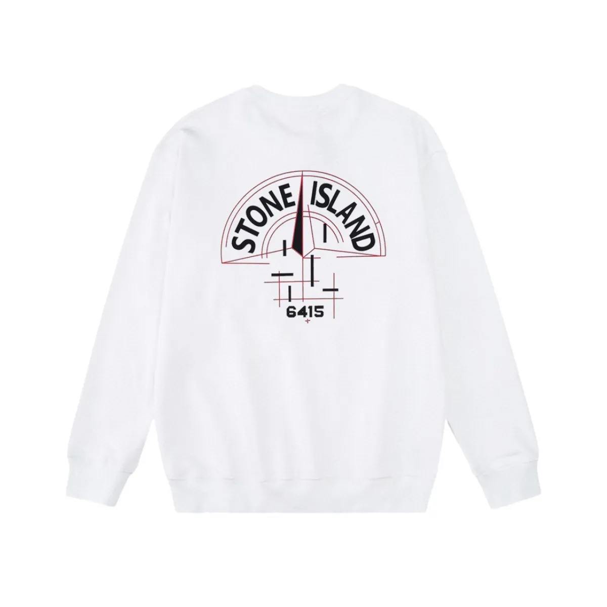 Stone Island Sweatshirt Black White pk03