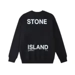 Stone Island Sweatshirt Black White pk04