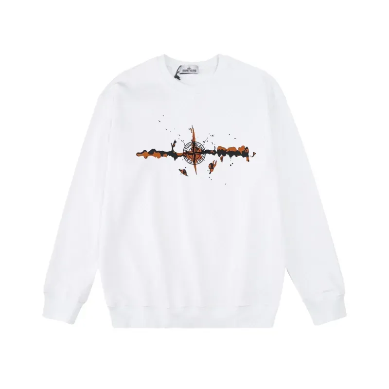 Stone Island Sweatshirt Black White pk04