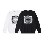 Stone Island Sweatshirt Black White pk05
