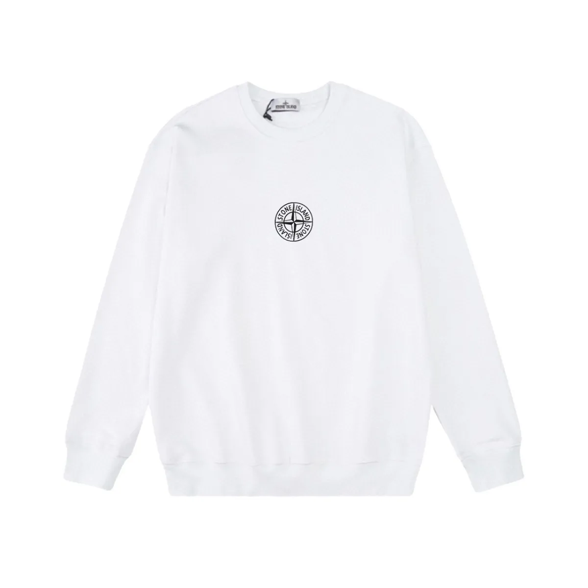 Stone Island Sweatshirt Black White pk07