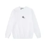 Stone Island Sweatshirt Black White pk10