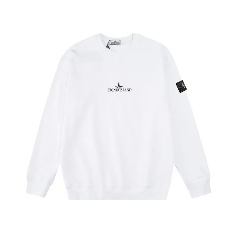 Stone Island Sweatshirt Black White pk11