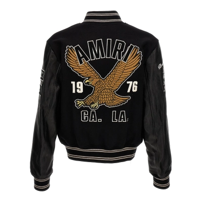 Amiri Logo Embroidered Bomber Jacket 02