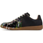 Maison Margiela Black Paint Sneakers