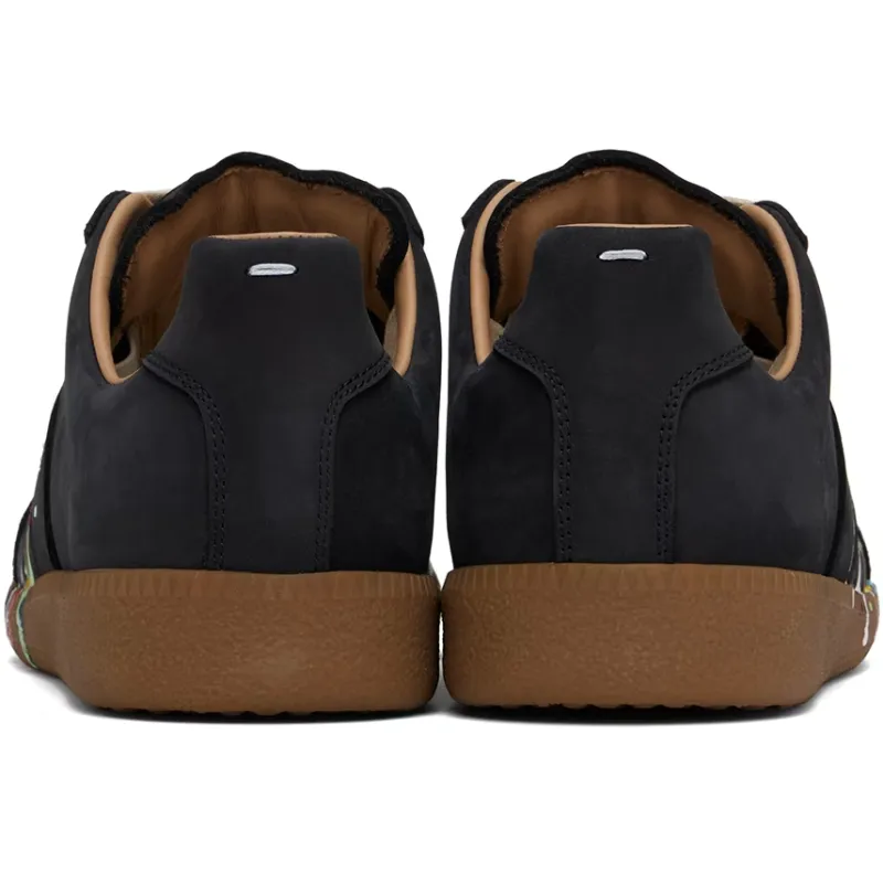 Maison Margiela Black Paint Sneakers