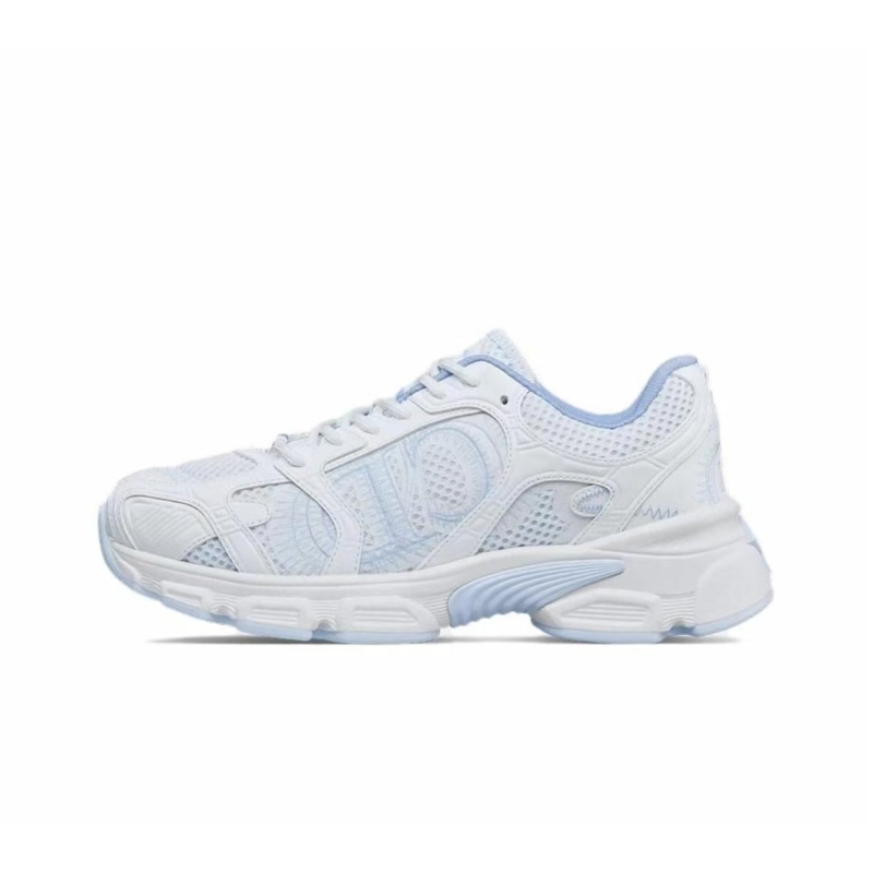 PK God Batch Dior Chrono Sneaker White and Sky Blue Mesh and Leather-Effect Panels