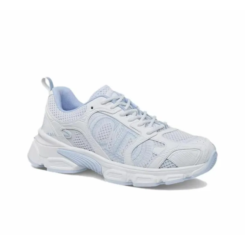 PK God Batch Dior Chrono Sneaker White and Sky Blue Mesh and Leather-Effect Panels
