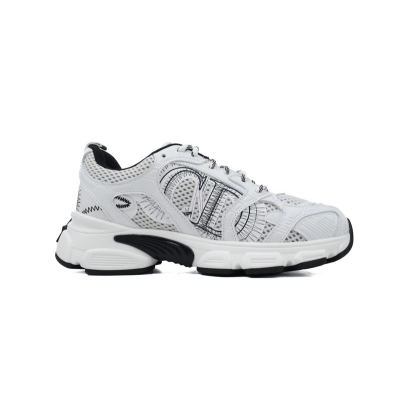 PK God Batch Dior Chrono Sneaker Mesh with White and Black Leather-Effect Panels 02