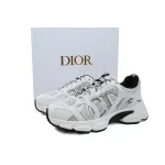 PK God Batch Dior Chrono Sneaker Mesh with White and Black Leather-Effect Panels