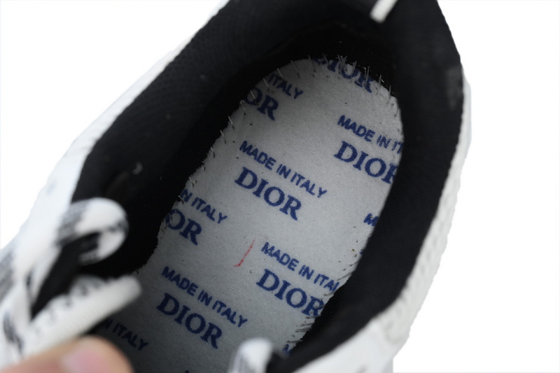 PK God Batch Dior Chrono Sneaker Mesh with White and Black Leather-Effect Panels