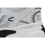 PK God Batch Dior Chrono Sneaker Mesh with White and Black Leather-Effect Panels