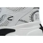 PK God Batch Dior Chrono Sneaker Mesh with White and Black Leather-Effect Panels