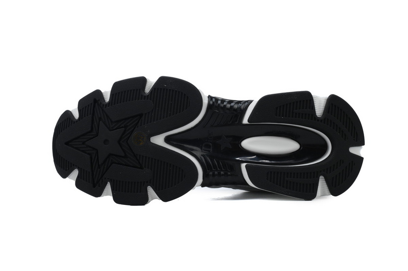 PK God Batch Dior Chrono Sneaker Mesh with White and Black Leather-Effect Panels