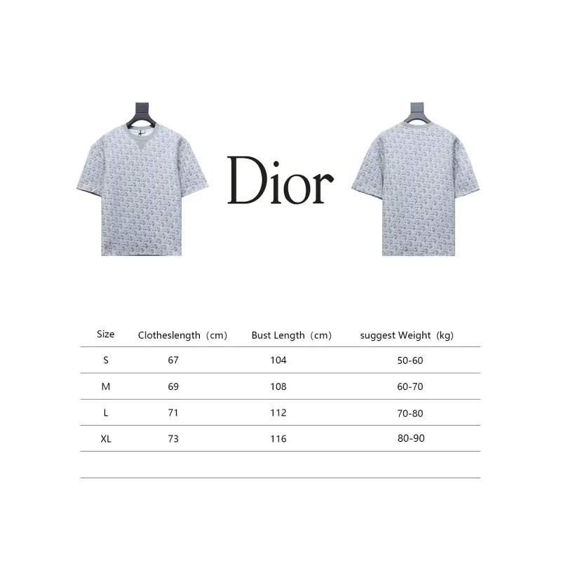 Dior Oblique Relaxed-Fit T-Shirt Terry Cotton Jersey