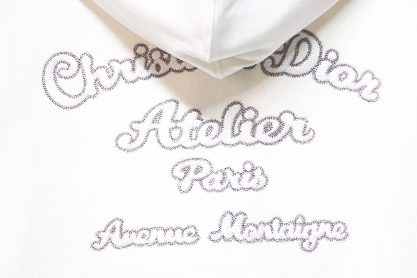 Dior Atelier' White Hoodie