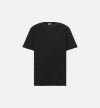 Dior Oblique Relaxed-Fit T-Shirt Black Terry Cotton Jacquard