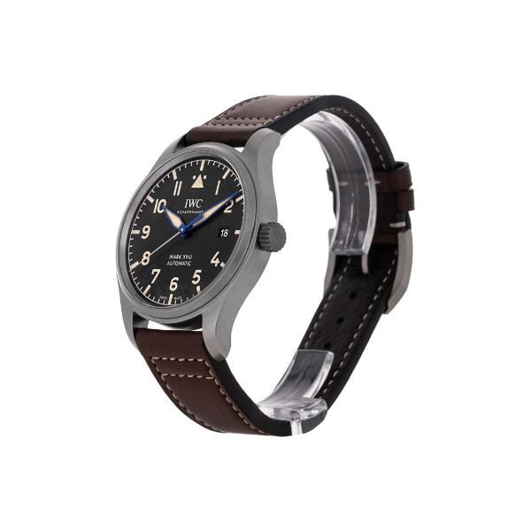 Pkstockx IWC Pilot's Mark XVIII Automatic Black Dial Leather - BrownIW327006