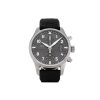 Pkstockx IWC Pilot's Spitfire Automatic Black Dial Fabric - Black IW387802