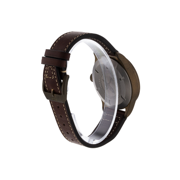 Pkstockx IWC Pilot's UTC Black Dial Automatic Blue Dial Leather - Brown IW327101