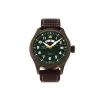 Pkstockx IWC Pilot's UTC Black Dial Automatic Blue Dial Leather - Brown IW327101