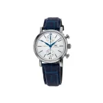 Pkstockx IWC Portofino Chronograph Silver Dial Leather Strap Men's Watch IW391407