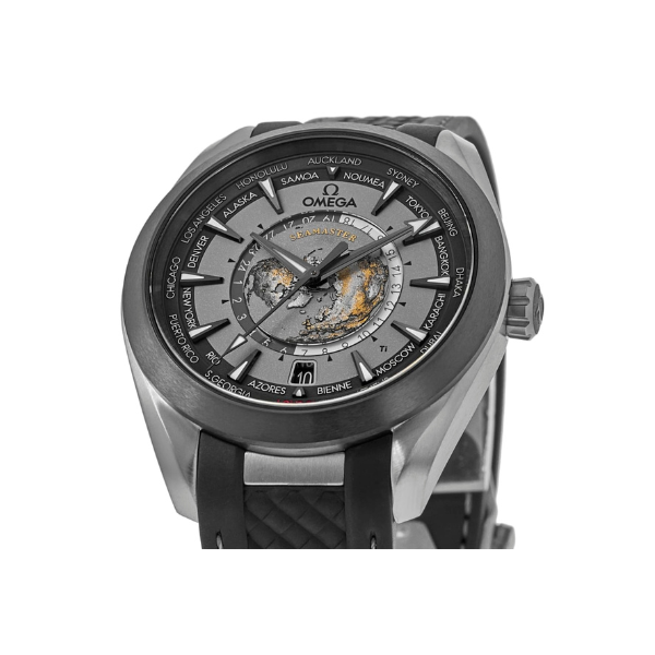 Pkstockx Omega Seamaster Aqua Terra 150M Grey Dial Rubber Strap Men's Watch 220.92.43.22.99.001