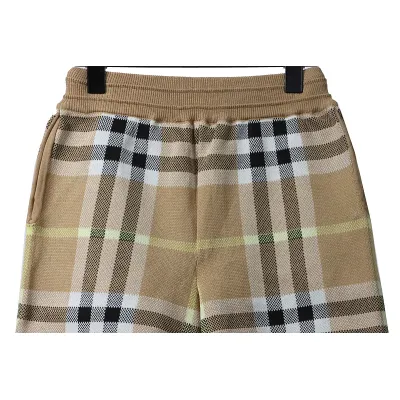 PK God Batch Baoli Classic Plaid Knit Shorts Green Stripe 02