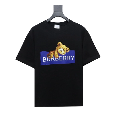 PK God Batch Burberry 24SS Bear Short Sleeve T-Shirt Black 01