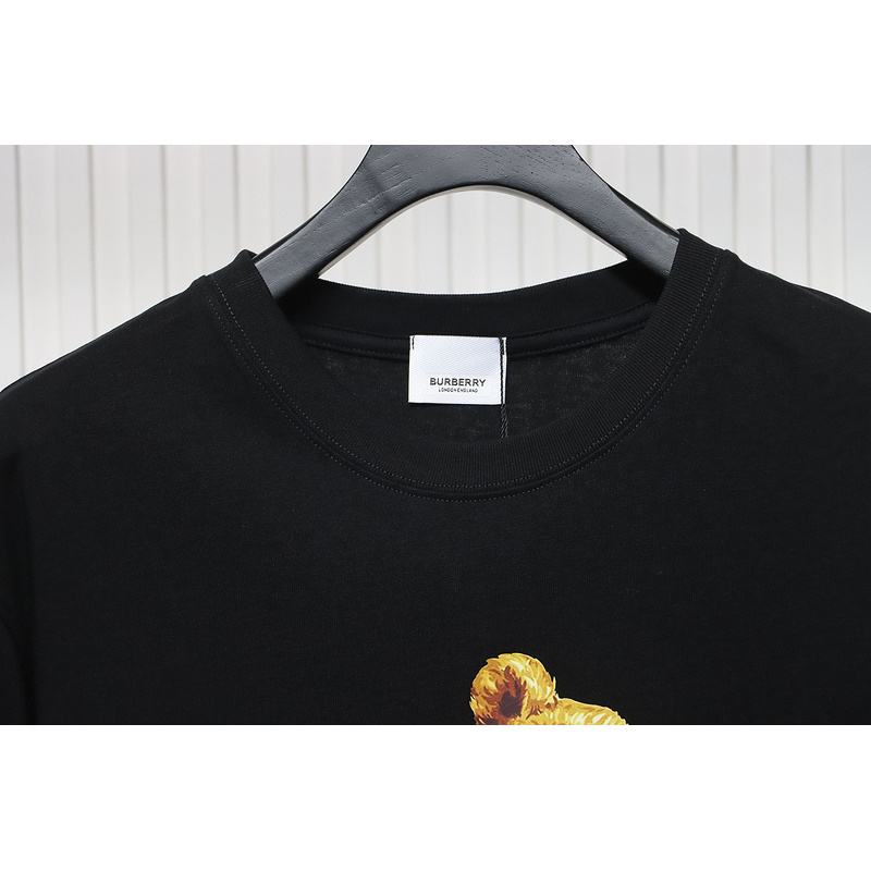 PK God Batch Burberry 24SS Bear Short Sleeve T-Shirt Black