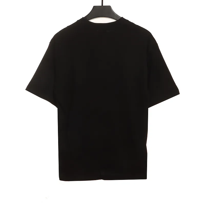 PK God Batch Burberry bear print short sleeves black