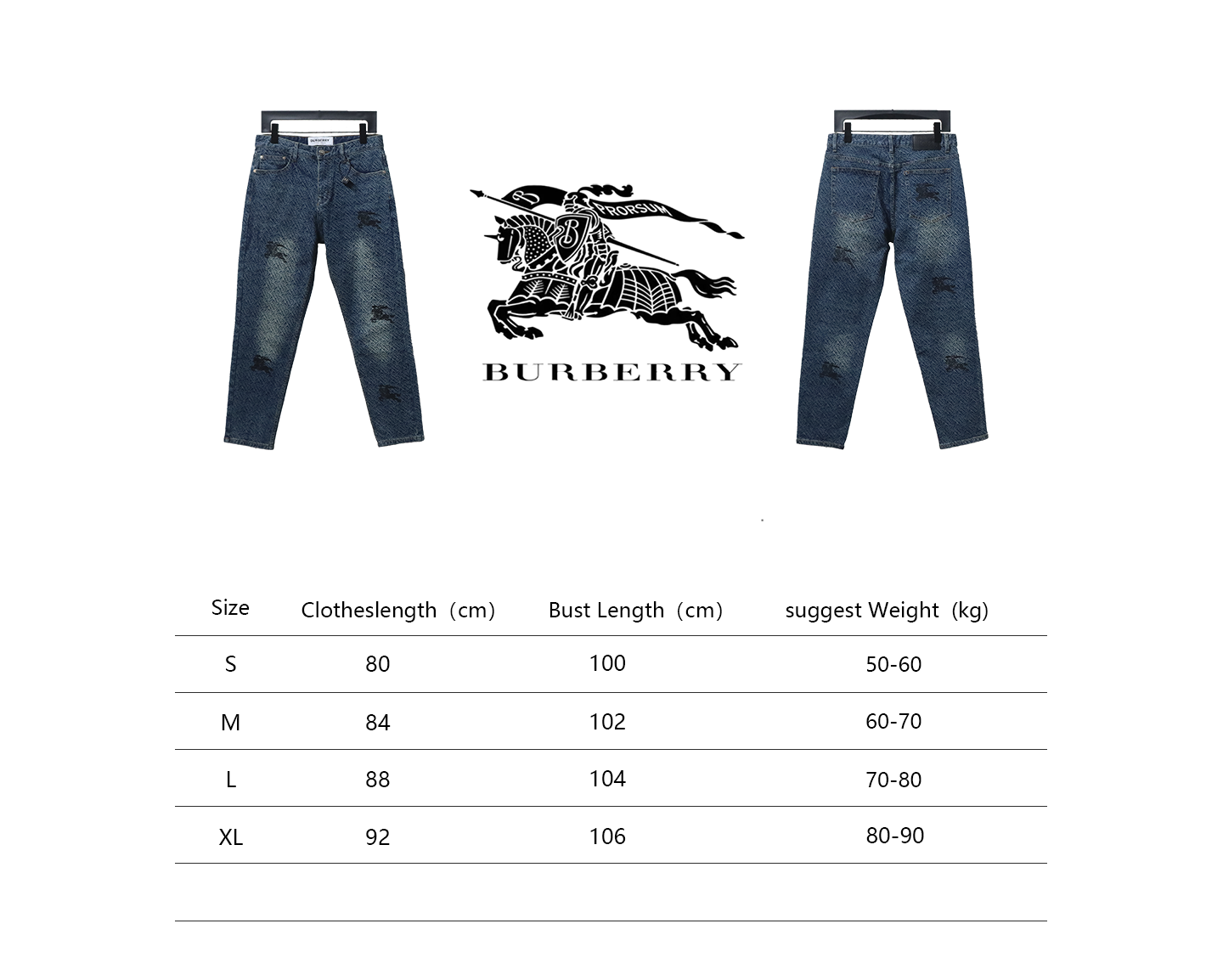 PK God Batch Burberry Burberry Warhorse Jeans