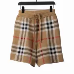 PK God Batch Burberry Classic Check Knit Shorts Red Stripe