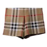 PK God Batch Burberry Classic Check Knit Shorts Red Stripe