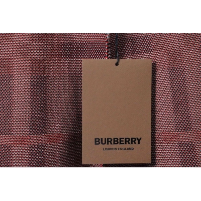 PK God Batch Burberry Classic Check Knit Shorts Red Stripe 02