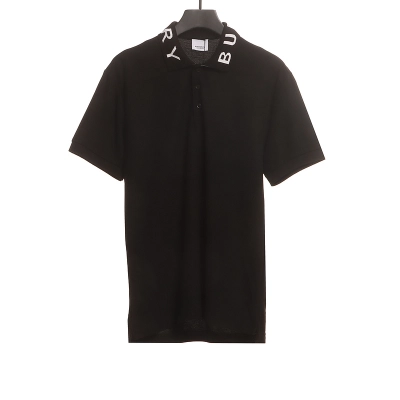 PK God Batch Burberry collar letter POLO black 01
