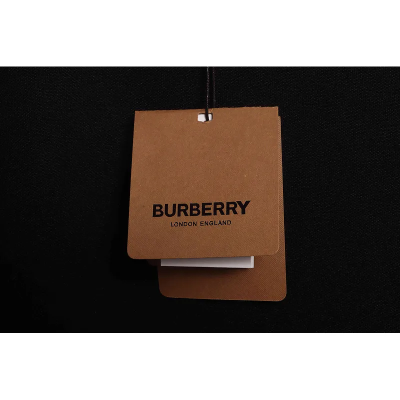 PK God Batch Burberry collar letter POLO black