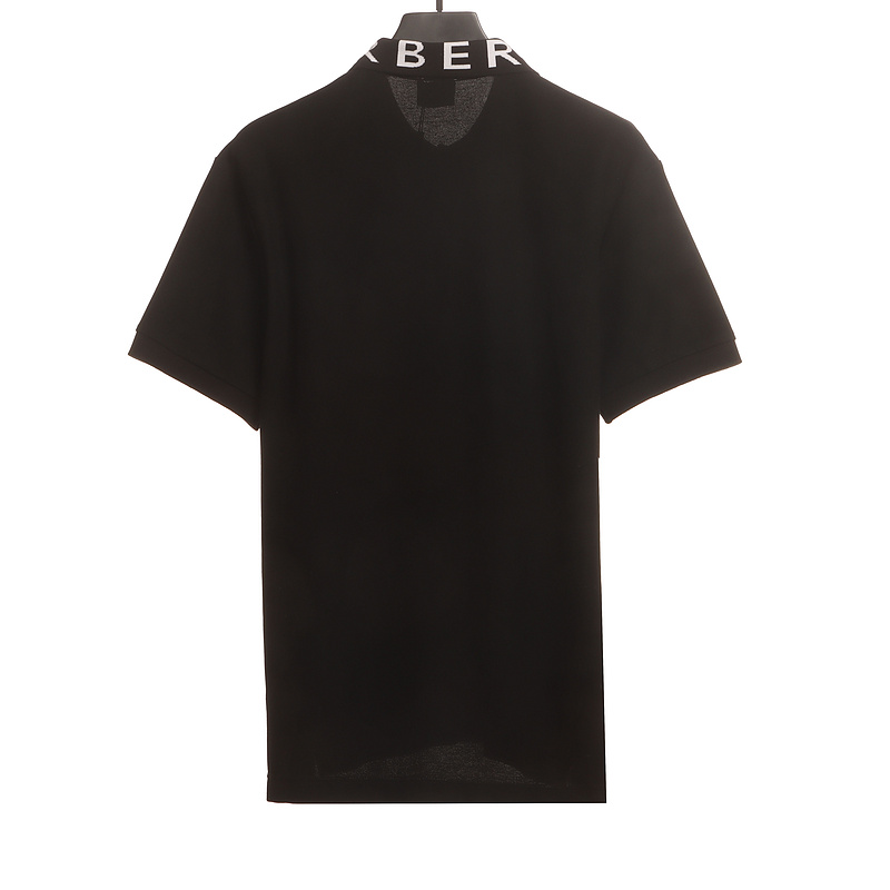 PK God Batch Burberry collar letter POLO black