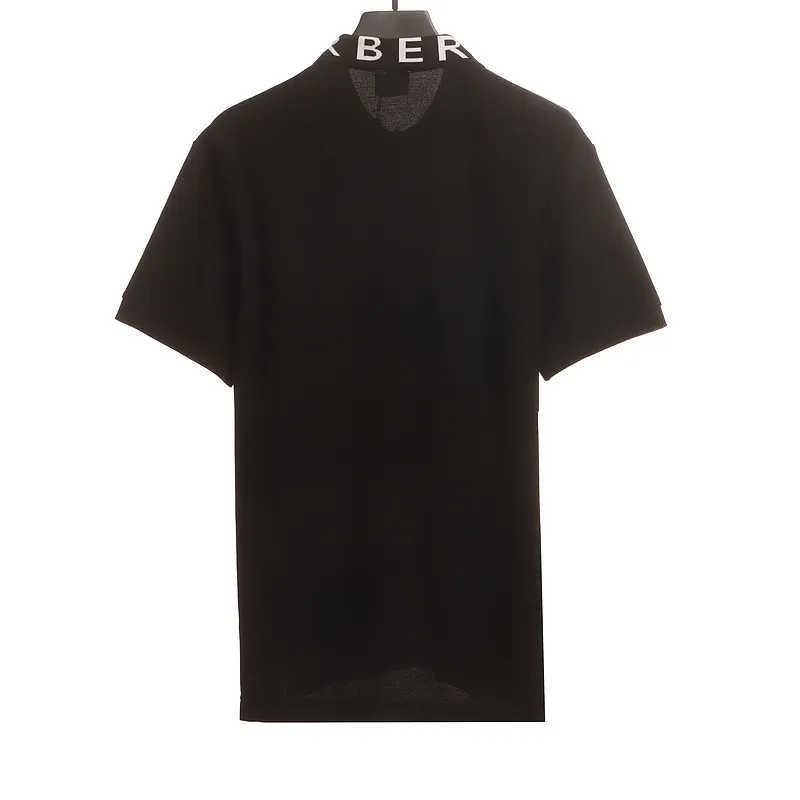 PK God Batch Burberry collar letter POLO black