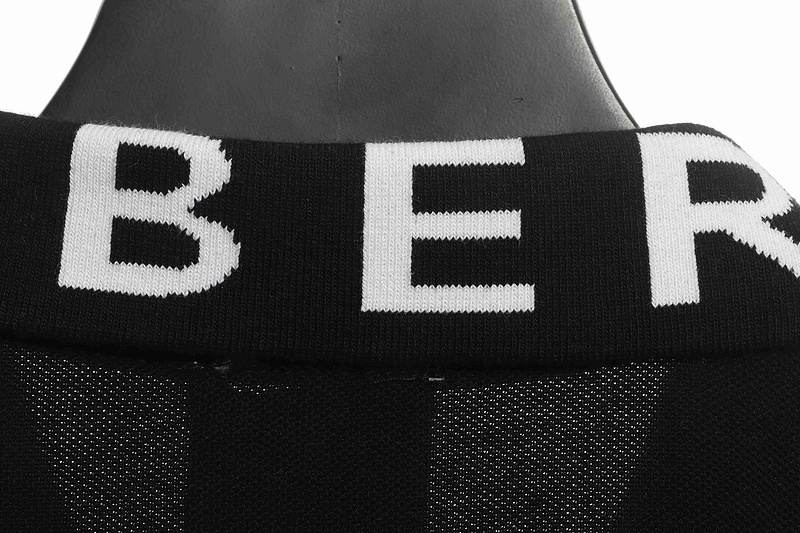 PK God Batch Burberry collar letter POLO black